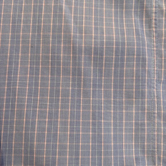 Ralph Lauren Purple Label Mens long sleeve Shirt blue/pink plaid sz M - Picture 3 of 5